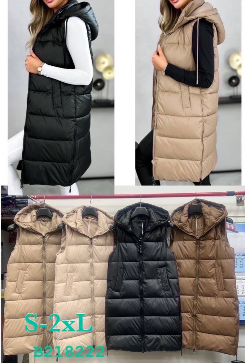 Kamizelka damskie Roz S-2XL, 1 Kolor Paczka 4 szt